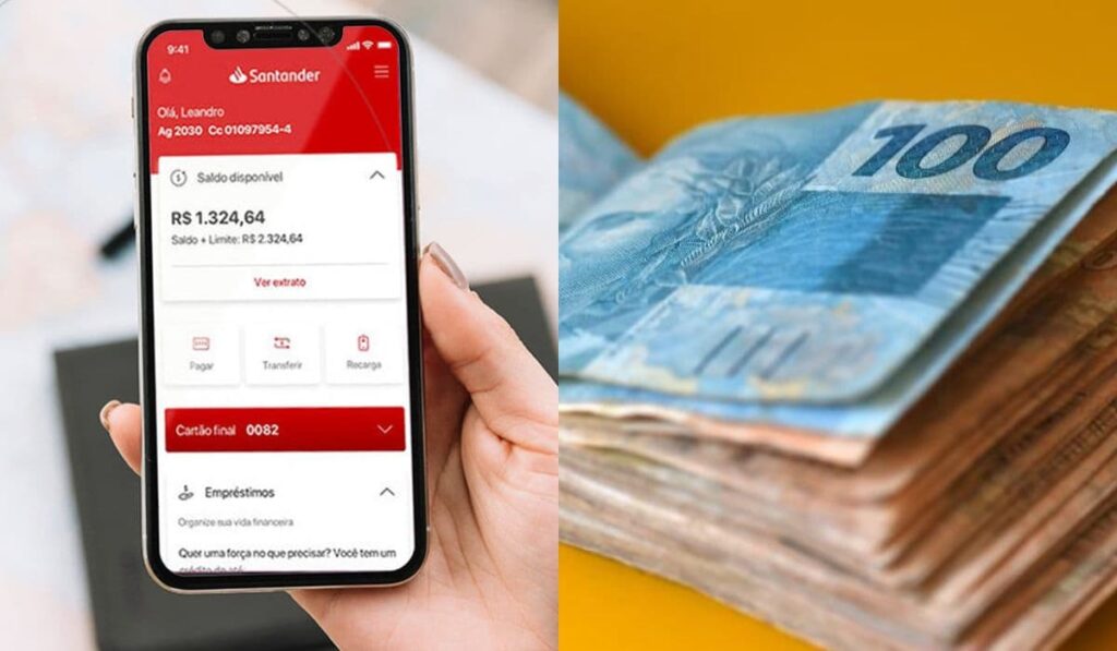 Agente do Santander orienta pequeno empreendedor durante atendimento do Microcrédito Prospera