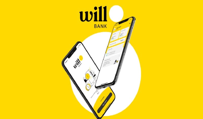 Tela de aplicativo do Will Bank exibida em celular após Banco Central decretar liquidação da instituição